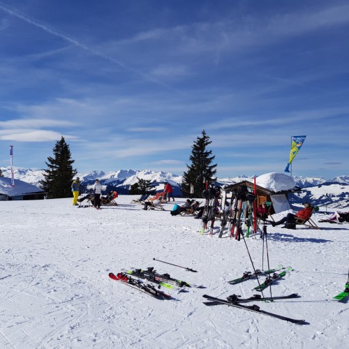 Ski's op de piste